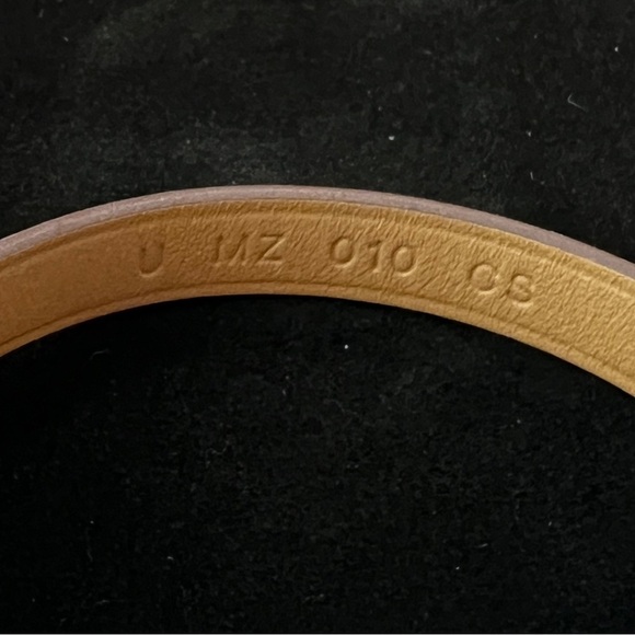 NWT • Hermes • Rivale Mini Bracelet • Silver/Brown • T3 • Authentic - Picture 3 of 9